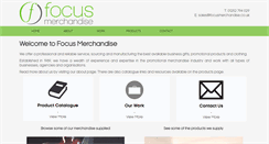 Desktop Screenshot of focusmerchandise.co.uk