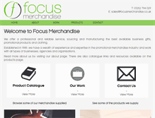 Tablet Screenshot of focusmerchandise.co.uk